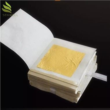 Сусальное золото фольга съедобное золото 24 карата