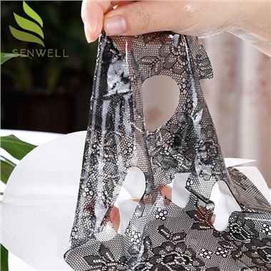 Отбеливающая гидрогелевая кружевная маска для лица